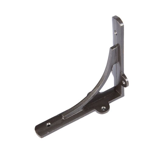 Curved Iron Shelf Bracket - D150mm