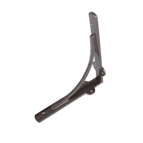 Curved Iron Shelf Bracket - D205mm