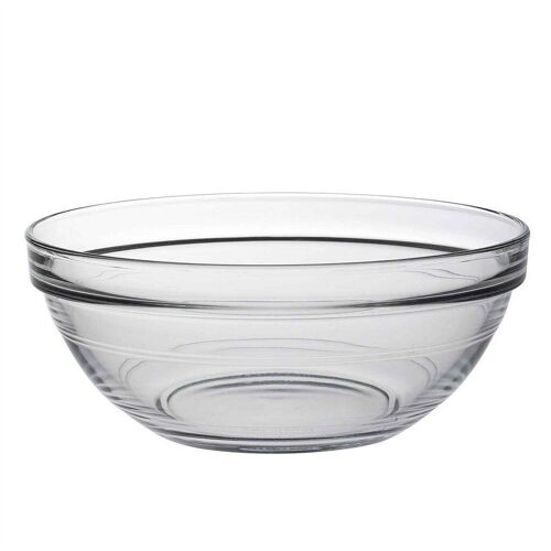 Duralex Lys Clear Stacking Glass Food Bowl - 170mm