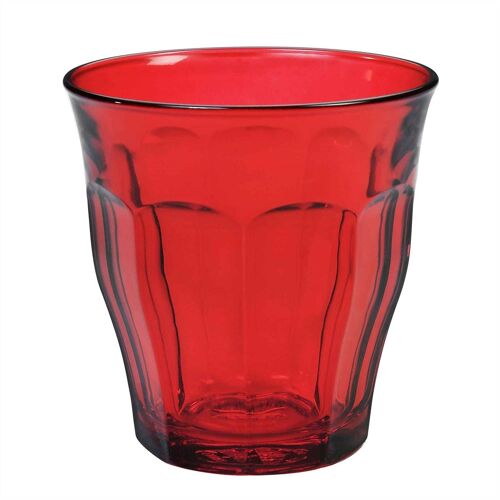 Duralex Picardie Glass Drinking Tumbler - Red - 250ml