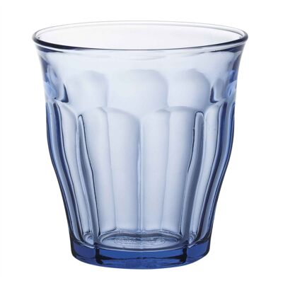 200ml Blue Picardie Tumbler Glass - By Duralex