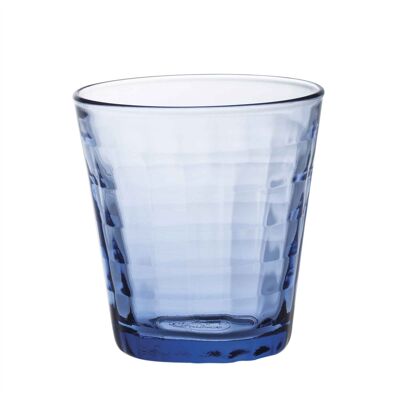 Duralex Prisme Trinkbecher aus Glas - Blau - 220 ml