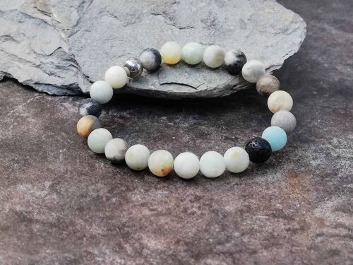 Amazonite Essential Oil Diffuser Bracelet