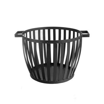 Harbour Housewares Cast Iron Firewood Log Basket - 40cm