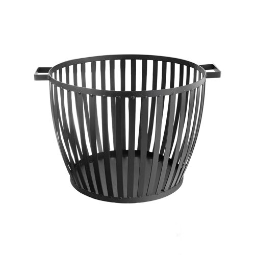 Harbour Housewares Cast Iron Firewood Log Basket - 53cm