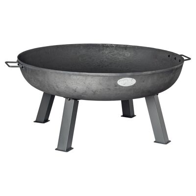 Bruciatore per braciere da giardino in ghisa Harbour Housewares con maniglie - 85.Diametro 5 cm