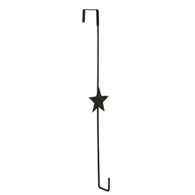 Colgador de puerta con corona navideña de estrellas - Por Harbour Housewares