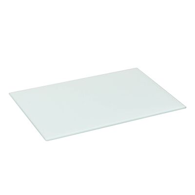 Harbour Housewares Classic Glass Placemat 400x300mm - White