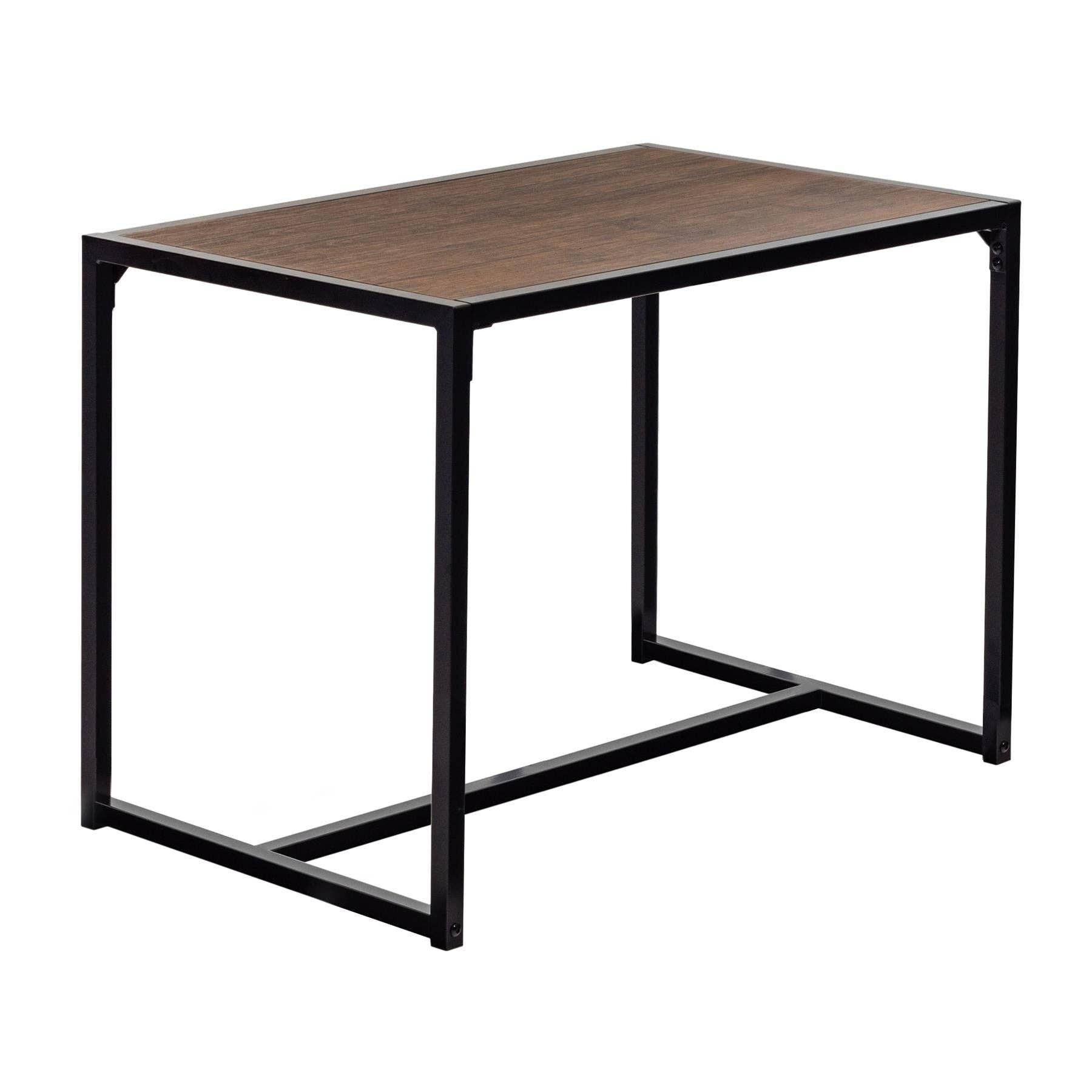 Harbour Housewares Compact Computer Desk - Brown