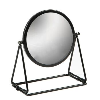Miroir de Coiffeuse Harbour Housewares - 15 cm - Noir 1