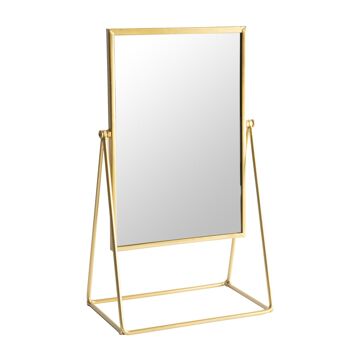 Miroir de Coiffeuse Harbour Housewares - 22 cm - Or 1