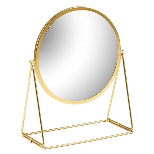 Harbour Housewares Dressing Table Mirror - 30cm - Gold