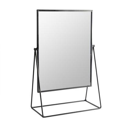 Miroir de Coiffeuse Harbour Housewares - 32 cm - Noir