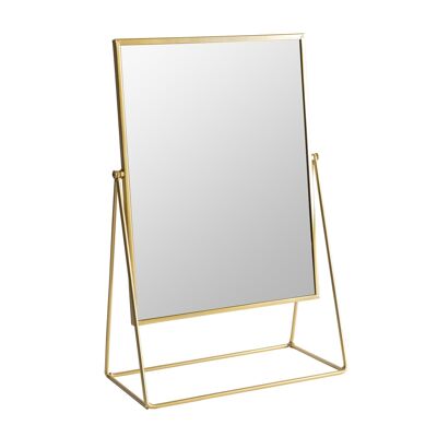 Harbour Housewares Schminktisch-Kosmetikspiegel – 32 cm – Gold