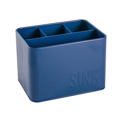 Harbour Housewares Easy Sink Tidy Storage Unit - Blue