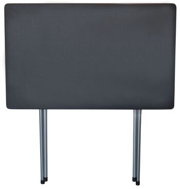 Bureau d'ordinateur pliant Harbour Housewares - Noir et argent 3