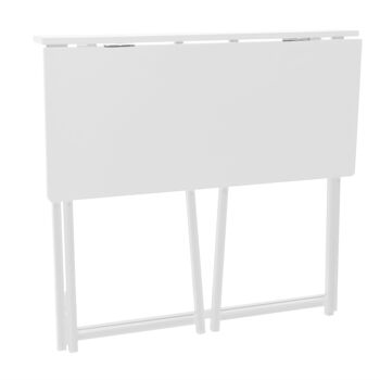 Bureau économiseur d'espace pliant Harbor Housewares - Blanc 4