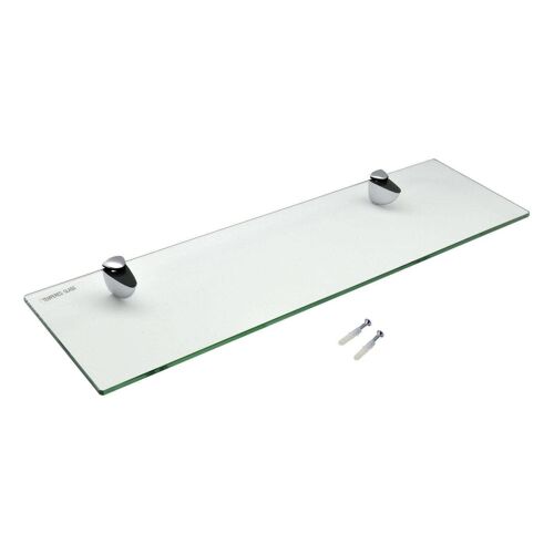 Harbour Housewares Glass Bathroom Shelf - 50x14.5cm