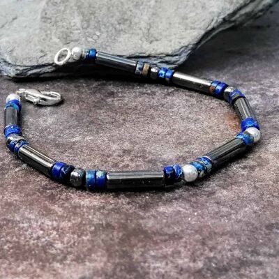 Bracelet Hématite avec Jaspe