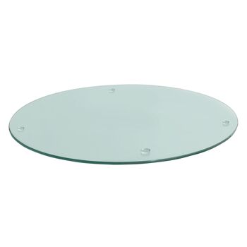 Set de Table en Verre Harbor Housewares - Transparent - 30 cm 1