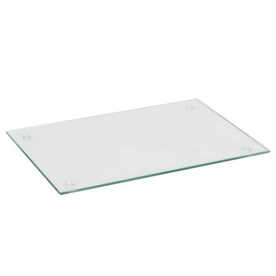 Harbour Housewares Glass Worktop Saver / Placemat - 50 x 40cm - Clear