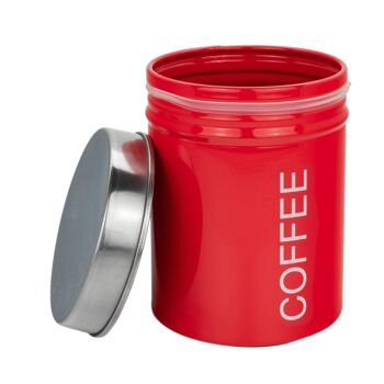 Boîte à café en métal Harbor Housewares - Rouge 4