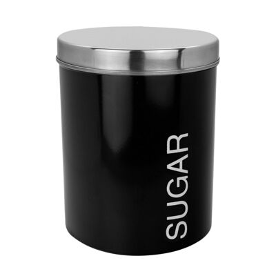 Boîte à sucre en métal Harbor Housewares - Noir