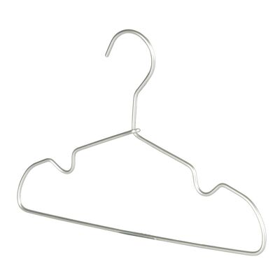 Harbour Housewares Metallic Children's Coat Hanger - Chrome