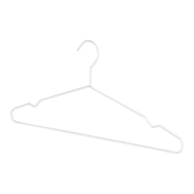 Harbor Housewares Metallischer Kleiderbügel – Weiß