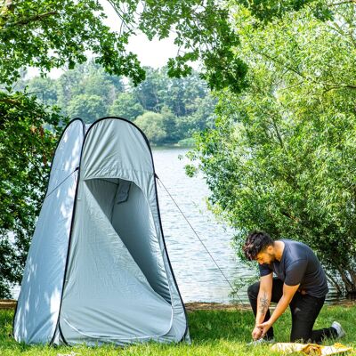 Harbour Housewares Pop-Up Changing Tent - 1.2 x 1.9m - Grey