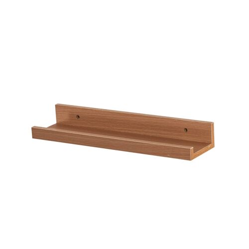 Harbour Housewares Wooden Ledge Shelf - 32.5cm - Beech