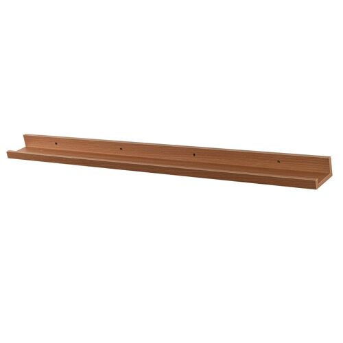 Harbour Housewares Wooden Ledge Shelf - 91.5cm - Beech