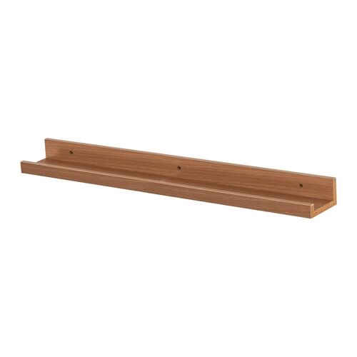 Harbour Housewares Wooden Ledge Shelf Shelves - 56cm - Beech
