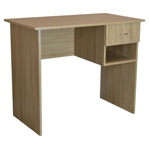 Harbour Housewares Wooden Office  Desk - Natural