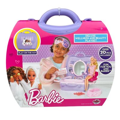 Giocattolo d'imitazione. CARTELLA BEAUTY BARBIE GLAM