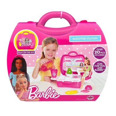 Nachgemachtes Spielzeug. AKTENTASCHE SÄFTE UND SHAKES SMOOTHIE BARBIE