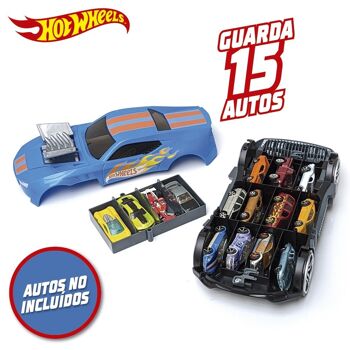 Jouet d'aventure. HOT WHEELS PORTE-VOITURES 2 EN 1 VOITURE DE COURSE 2