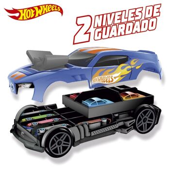 Jouet d'aventure. HOT WHEELS PORTE-VOITURES 2 EN 1 VOITURE DE COURSE 3