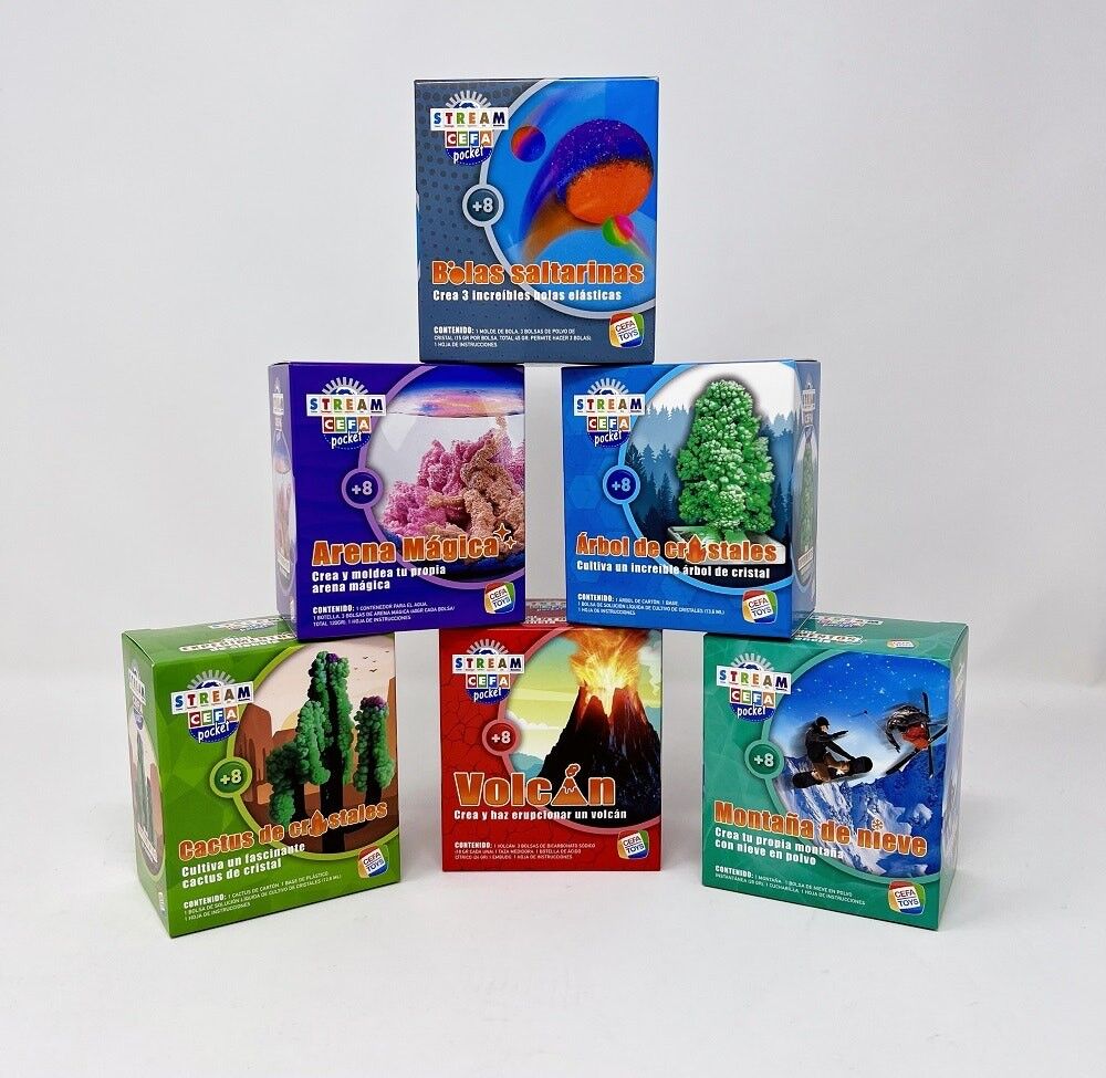 Giocattolo educativo e scientifico. ESPERIMENTI SCIENTIFICI TASCABILE CEFA ASSORTITI