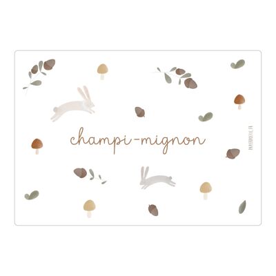 Carte "champi-mignon"