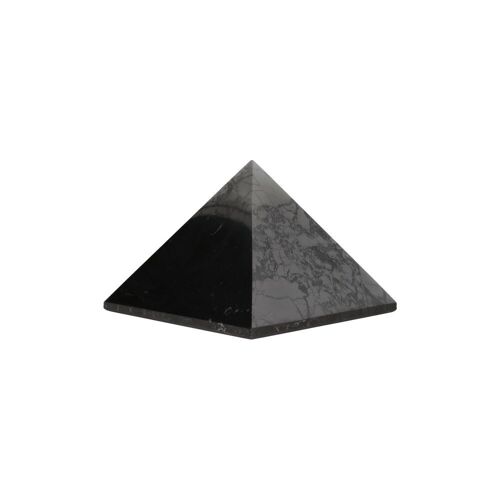 Pirámide de Shungit Brillante 10x10cm