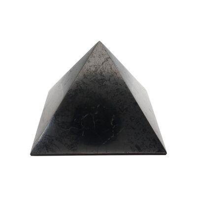Shiny Shungite Pyramid 13x13cm