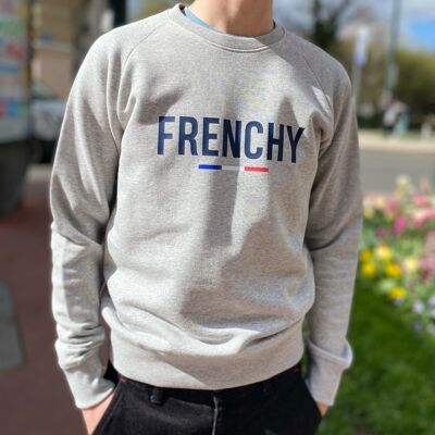 "Frenchy" gray men's sweatshirt