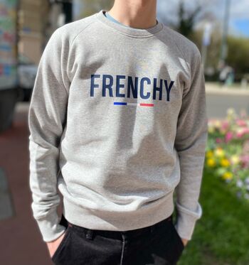 Sweat homme gris " Frenchy" 1