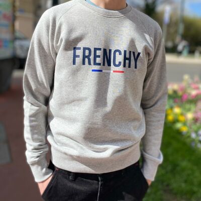 "Frenchy" gray men's sweatshirt