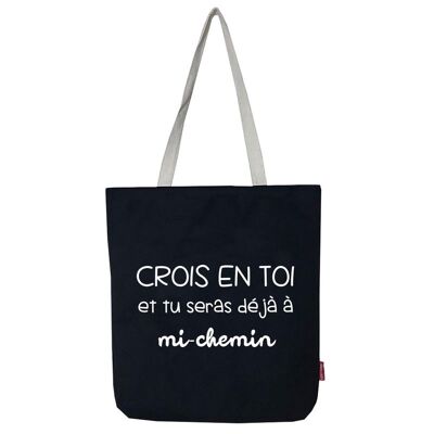 Totebags. Bolso grande modelo “CROIS EN TOI”