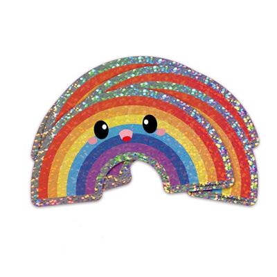 Glitter sticker Rainbow