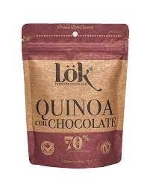 Quinoa soufflé au chocolat 70% cacao
