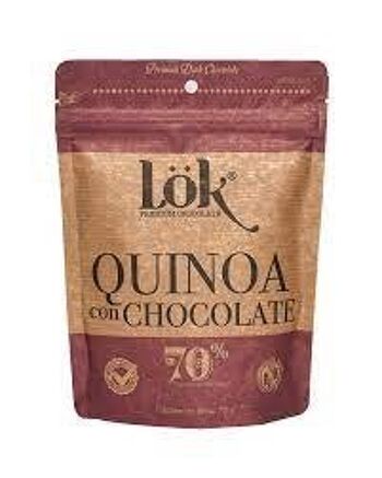 Quinoa soufflé au chocolat 70% cacao 1