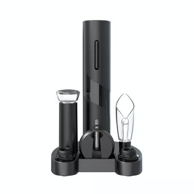 Apribottiglie elettrico automatico Set regalo vino da 7 pezzi Kit accessori vino, versatore aeratore vino